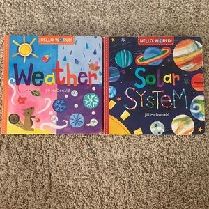 📚 Hello World books - Weather & Solar System